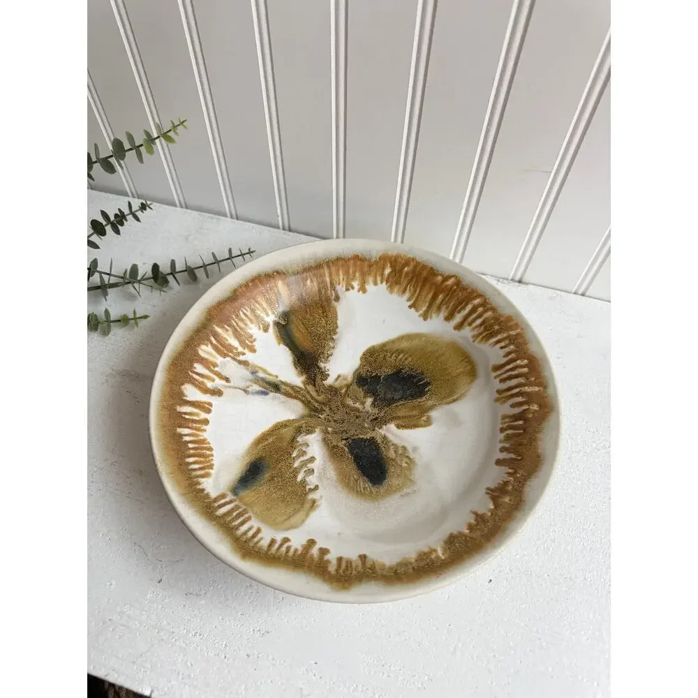 Handmade Studio Pottery Bowl | Artisan Brown Glaze | Unique Ceramic Dish
